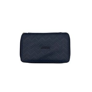 Missoni Exclusive Delta Travel Kit Toiletry Bag Organizer Chevron‎ Navy New